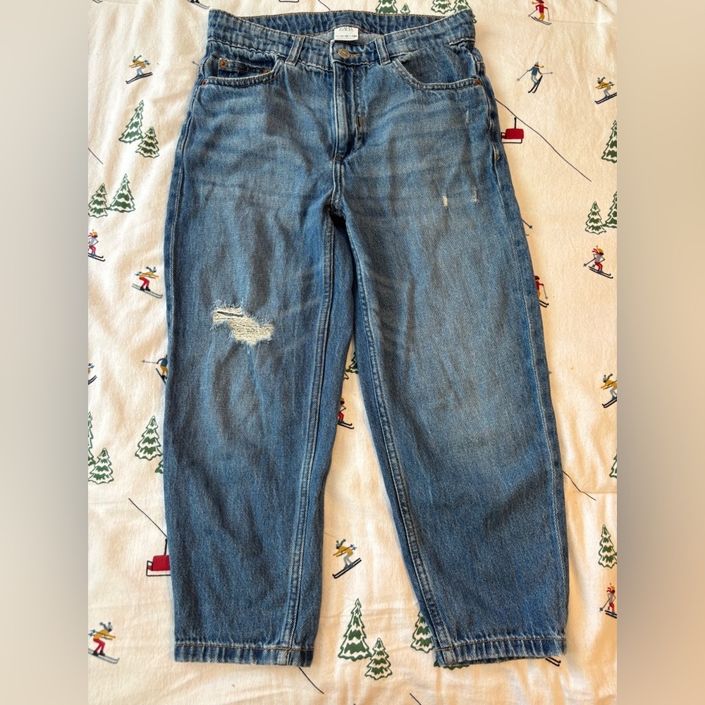 Zara girl’s ripped balloon jeans